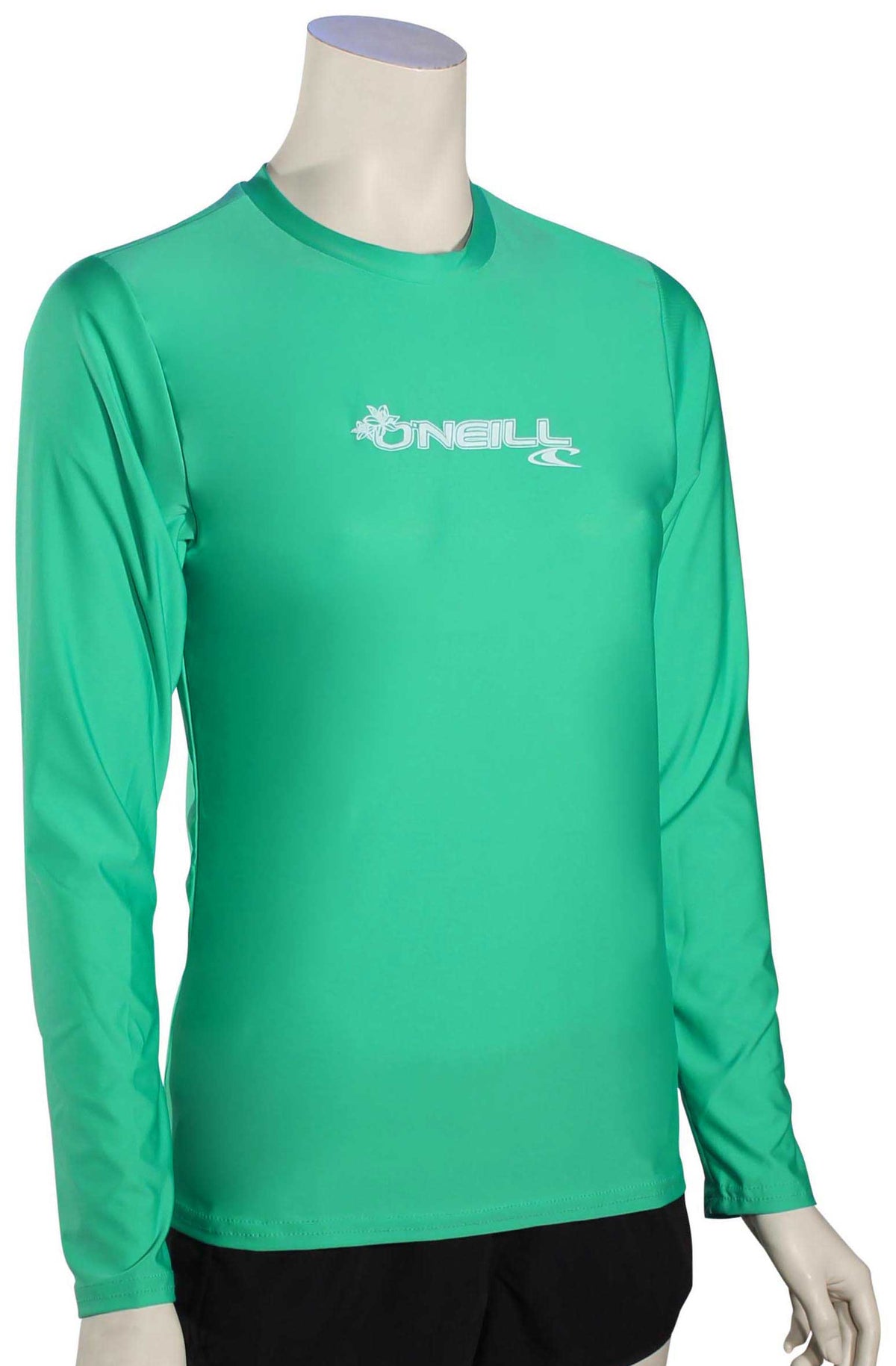 O'Neill Women's Basic Skins LS Surf Shirt - Seaglass