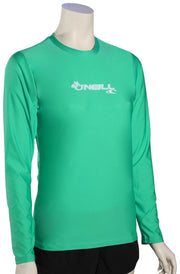 O'Neill Women's Basic Skins LS Surf Shirt - Seaglass
