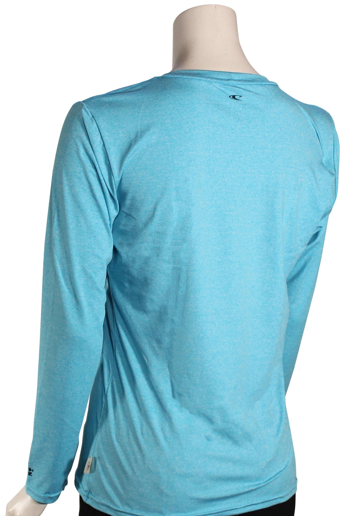 O'Neill Women's Hybrid LS Surf Shirt - Turquoise – back view
