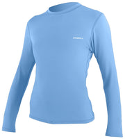 O'Neill Basic Skins 2 Women's Long Sleeve Surf Shirt - Azurine