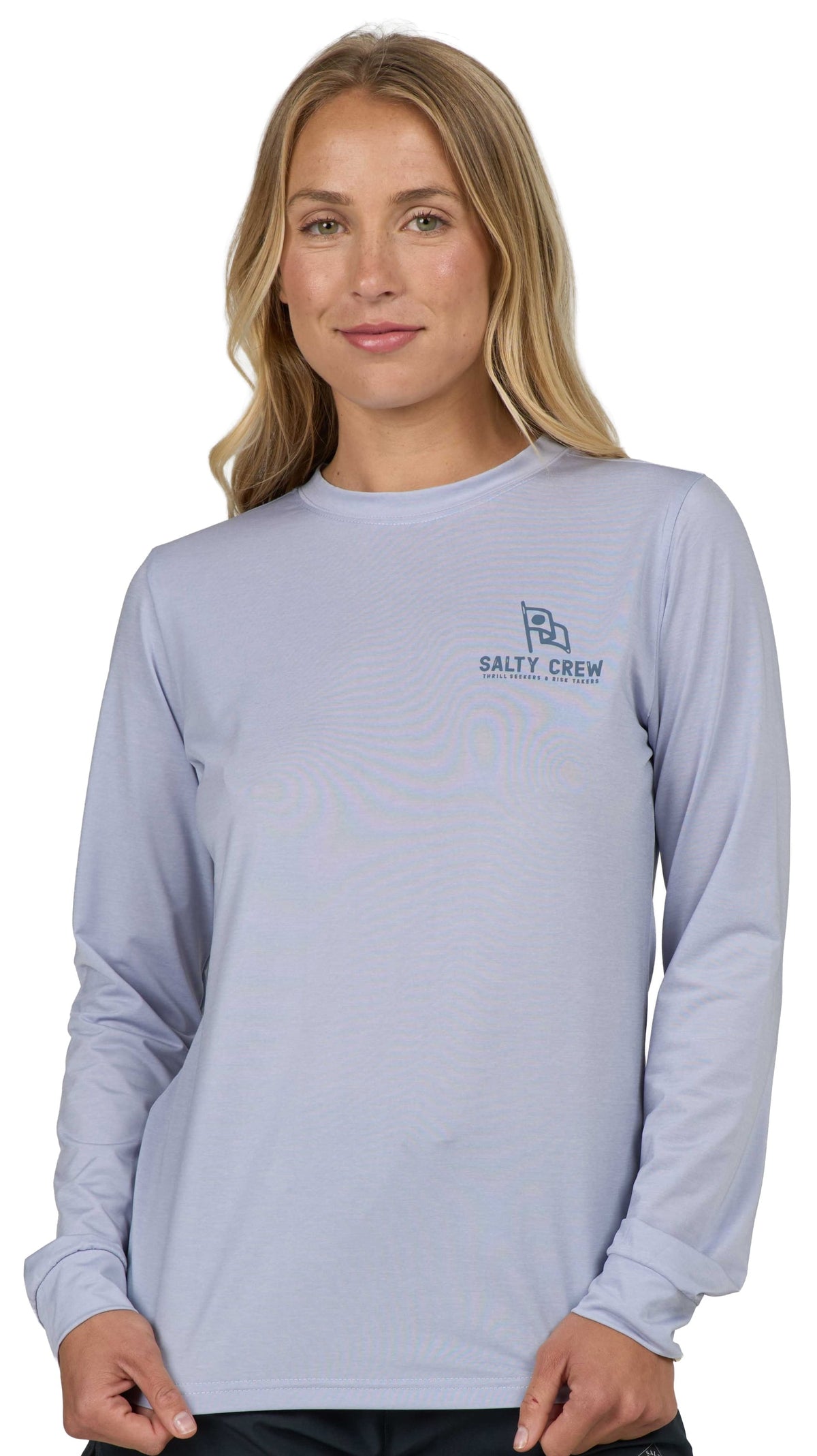 Salty Crew Flying High Women's Long Sleeve Sun Shirt - Fog