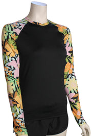 Billabong Mas Aloha LS Women's Rash Guard - Black Pebble