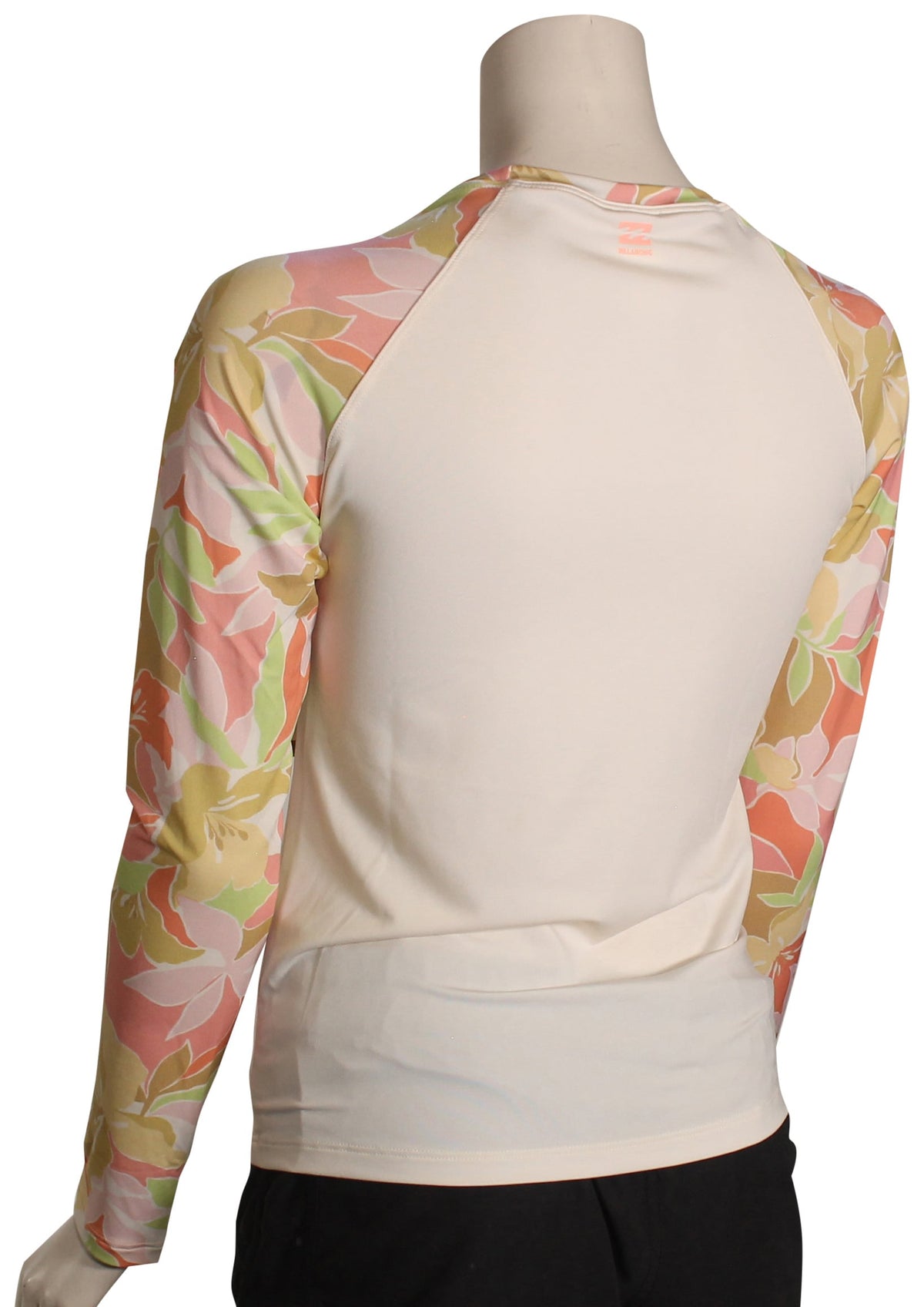 Billabong Sunshine Diaries LS Women's Rash Guard - Salt Crystal – back view