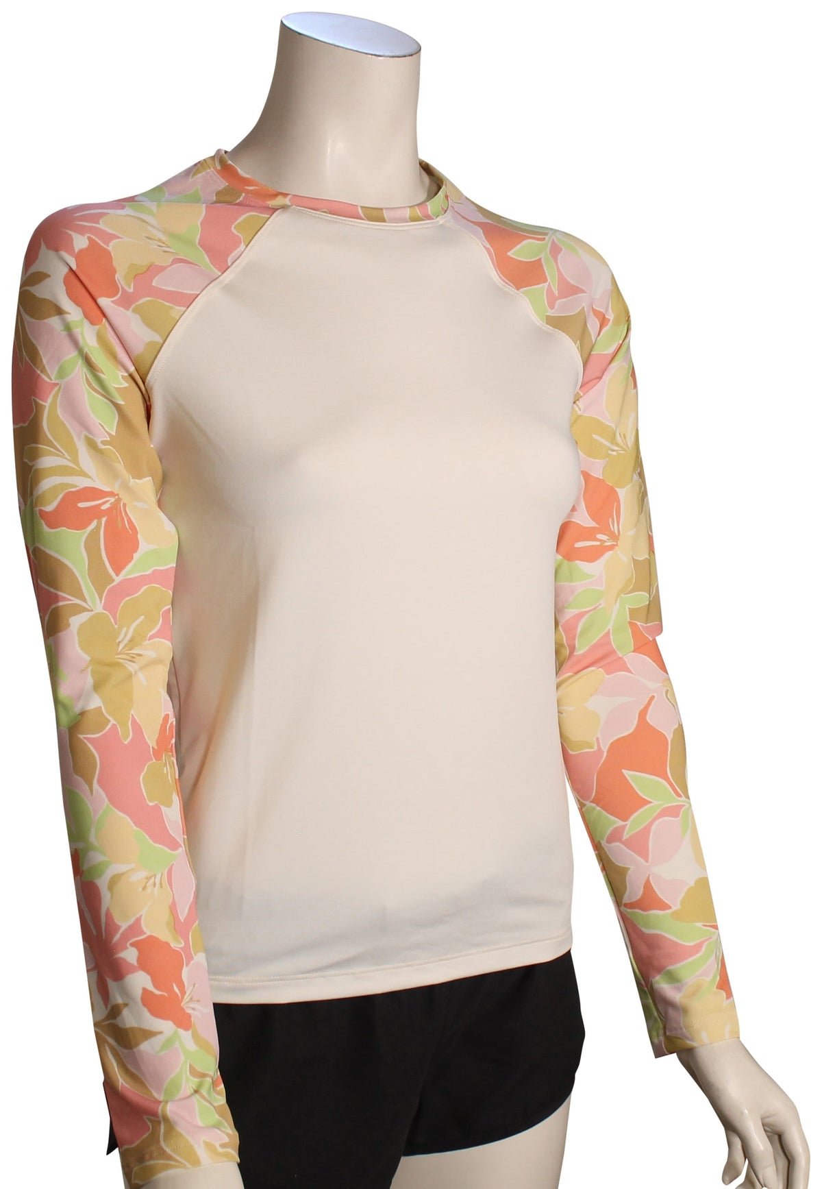 Billabong Sunshine Diaries LS Women's Rash Guard - Salt Crystal