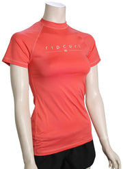 Rip Curl Women's Golden Rays SS Surf Shirt - Original Coral