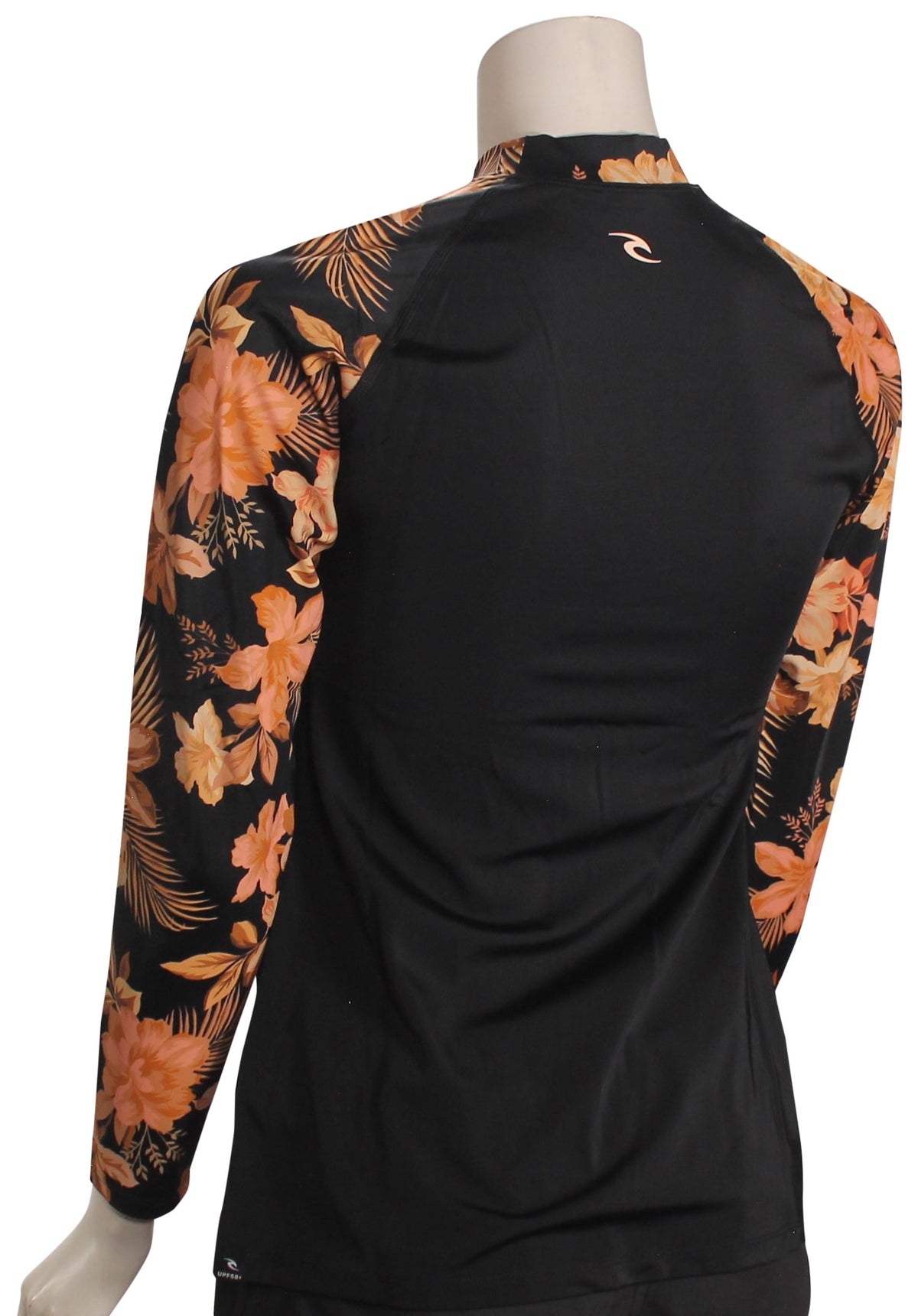 Rip Curl Women's Desert Dreams LS Surf Shirt - Black – back view
