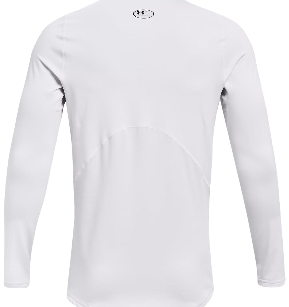 Under Armour Cold Gear Fitted Men's Crew Neck - White / Black – back view