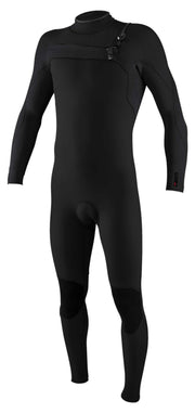 O'Neill Men's Hyperfreak 3/2mm+ Chest Zip Full Wetsuit - Black