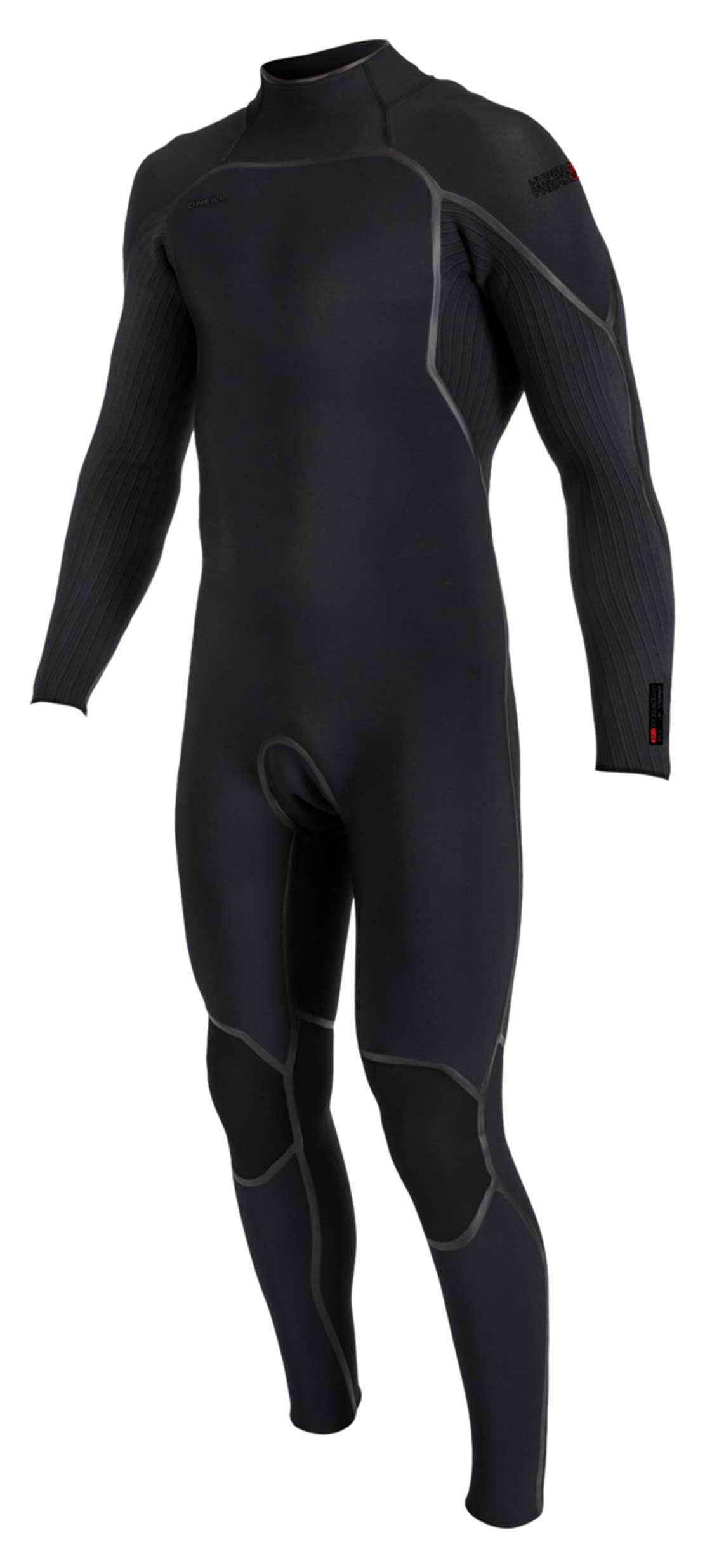 O'Neill Men's Hyperfreak Fire 4/3mm+ Back Zip Full Wetsuit - Black