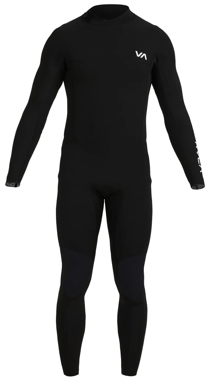 RVCA Men's Balance II 3/2mm Back Zip Full Wetsuit - Black