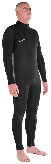 Volcom Men's Modulator 3/2mm Back Zip Full Wetsuit - Black