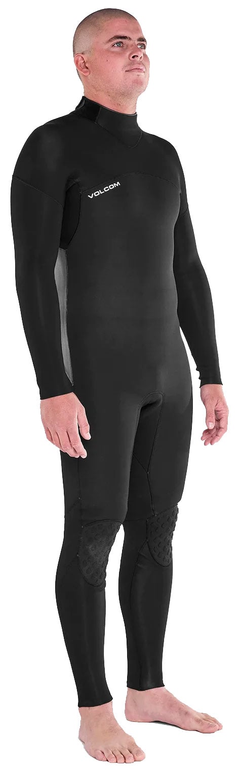 Volcom Men's Modulator 3/2mm Back Zip Full Wetsuit - Black