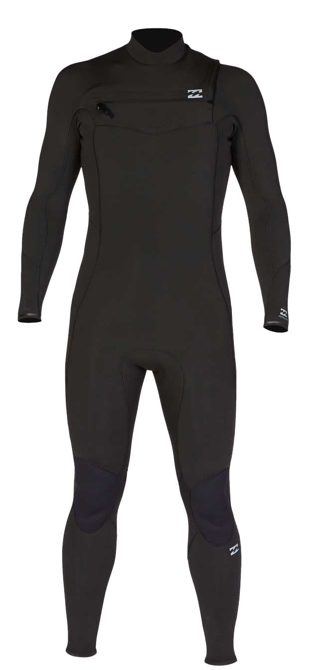 Billabong Men's Absolute 4/3mm Chest Zip Full Wetsuit - Black