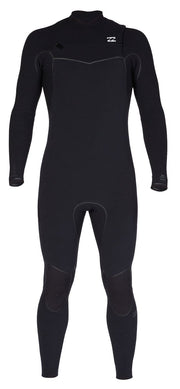 Billabong Men's Furnace 3/2mm Chest Zip Full Wetsuit - Black - L