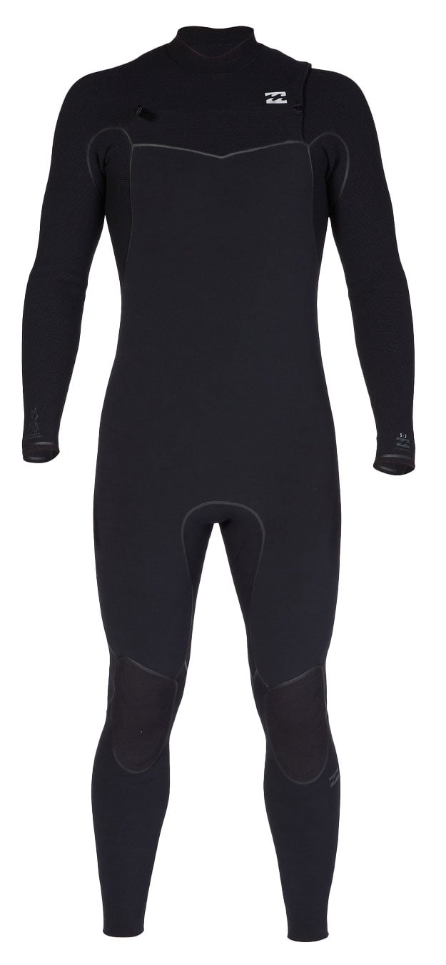 Billabong Men's Furnace 3/2mm Chest Zip Full Wetsuit - Black - L