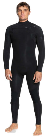 Quiksilver Everyday Sessions 4/3mm Chest Zip Full Wetsuit - Black