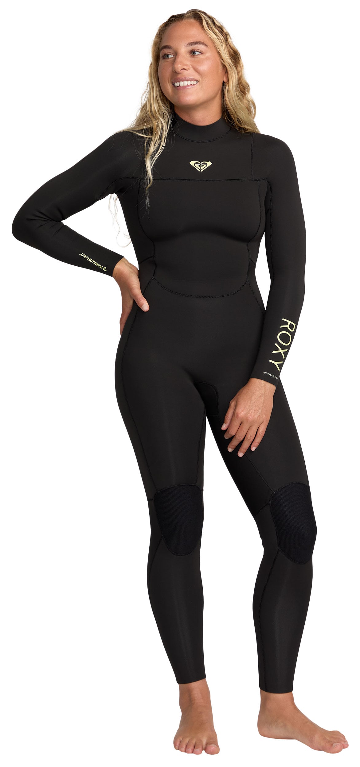 Roxy Women’s 3/2 Prologue+ Back Zip Full Wetsuit - Eco Performance, Black