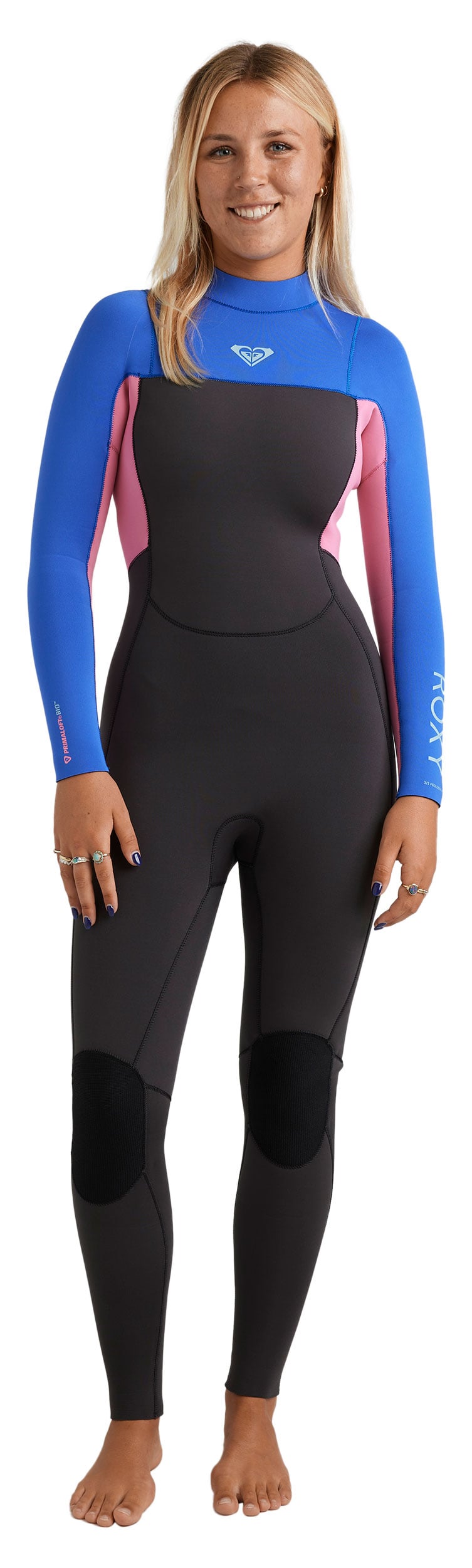 Roxy Women’s 3/2 Prologue+ Back Zip Full Wetsuit - Eco Performance, Cobalt