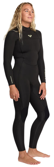 Roxy Women’s 4/3 Prologue+ Back Zip Full Wetsuit - Eco Performance Black