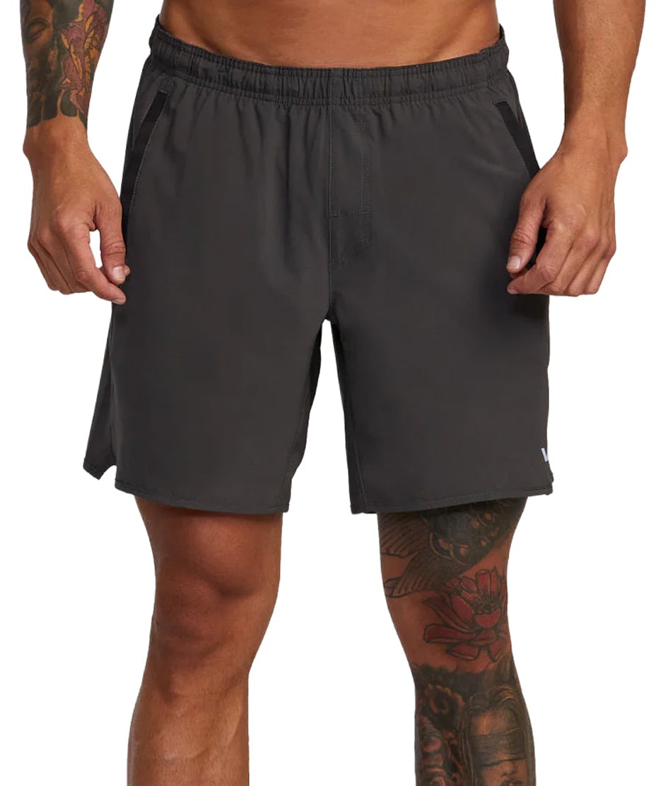 RVCA Yogger Stretch 17" Athletic Shorts - Slate Grey
