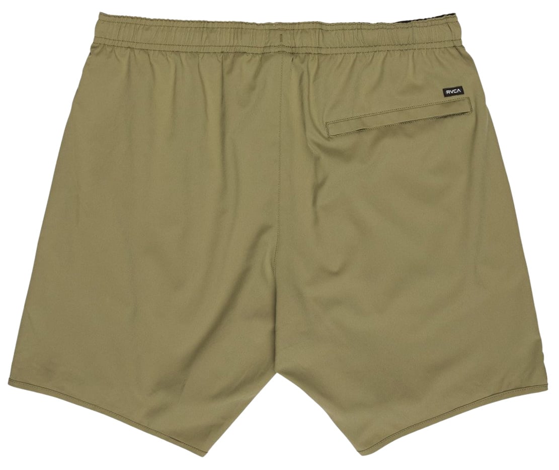 RVCA Yogger Stretch 17" Athletic Shorts - Ranger Green – back view