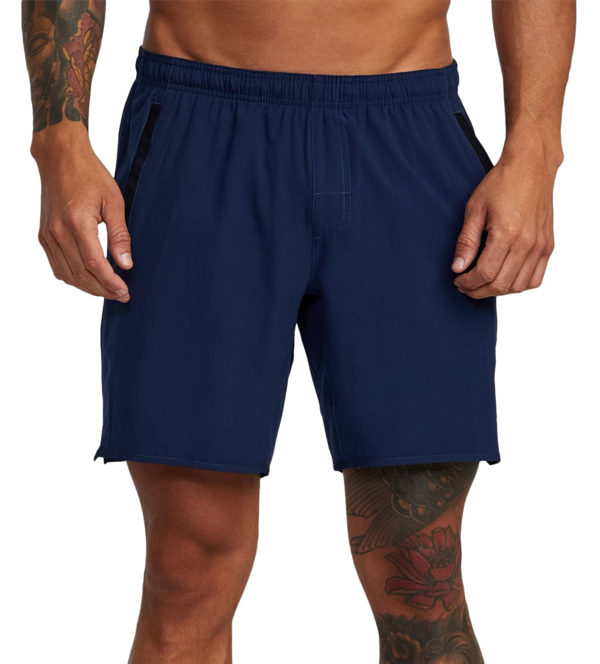 RVCA Yogger Stretch 17" Athletic Shorts - Midnight