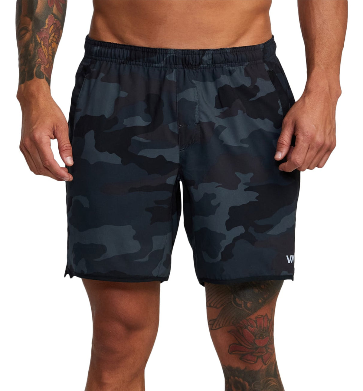 RVCA Yogger Stretch 17" Athletic Shorts - Camouflage