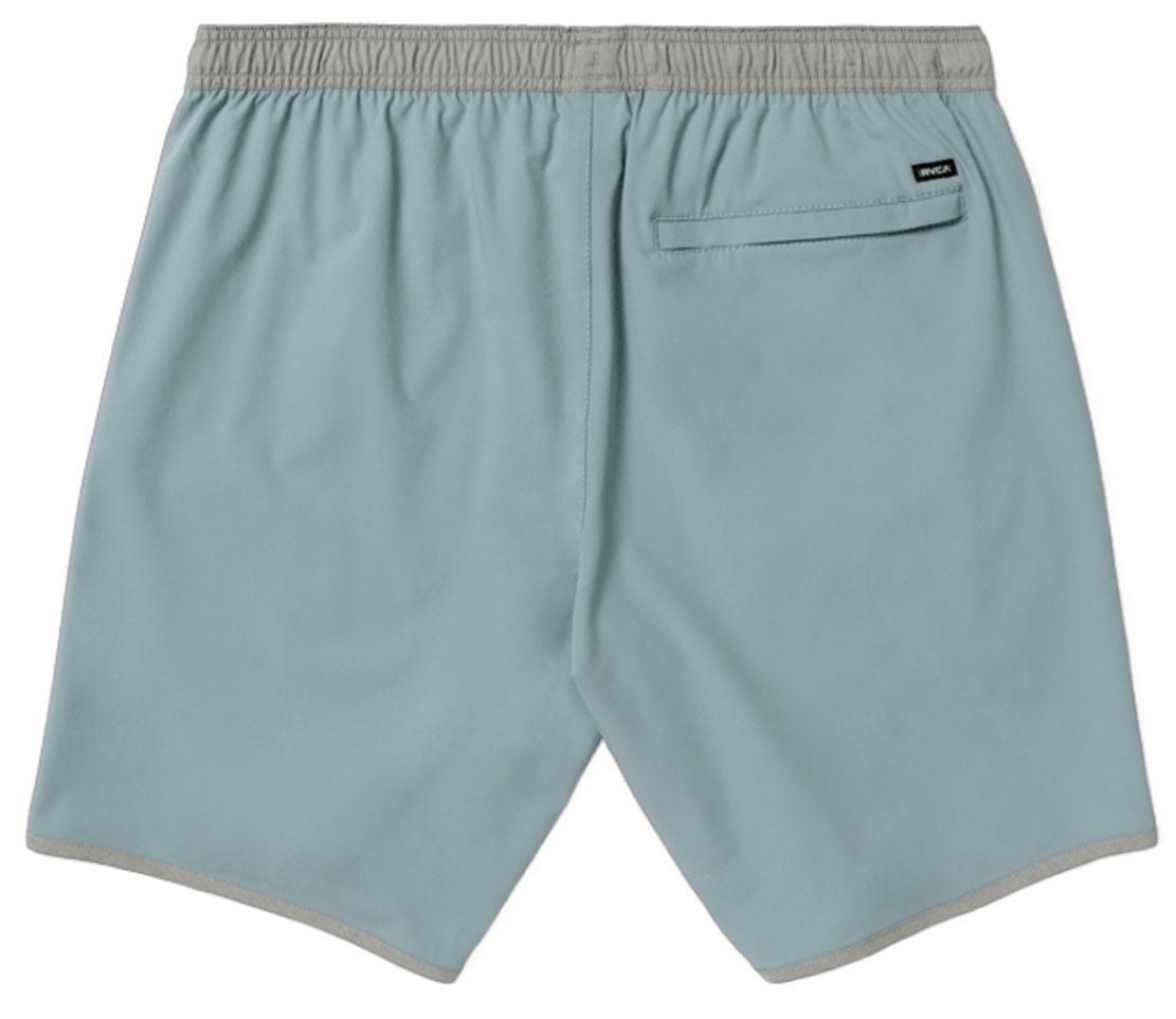 RVCA Men’s Yogger Stretch Contrast Shorts - 17" 4-Way Stretch Athletic Shorts, Lead – back view