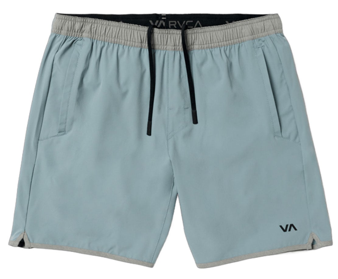 RVCA Men’s Yogger Stretch Contrast Shorts - 17" 4-Way Stretch Athletic Shorts, Lead