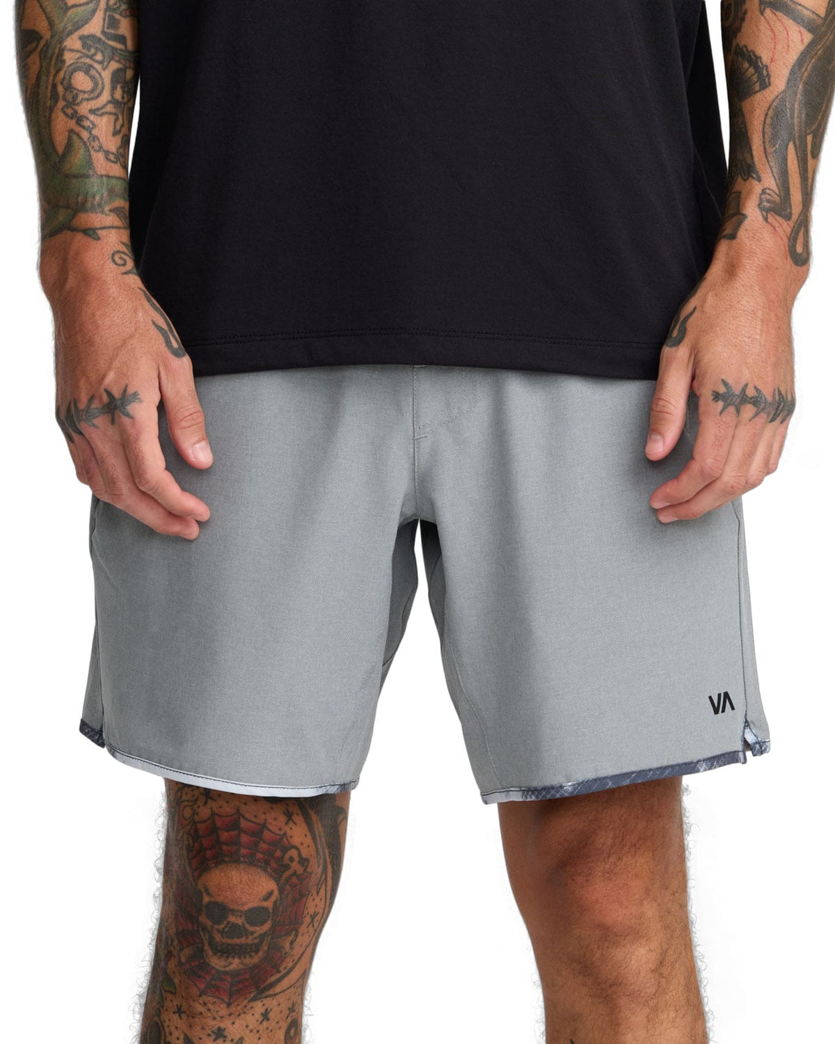 RVCA Men’s Yogger Stretch Contrast Shorts - 17" 4-Way Stretch Athletic Shorts – alternate view 1