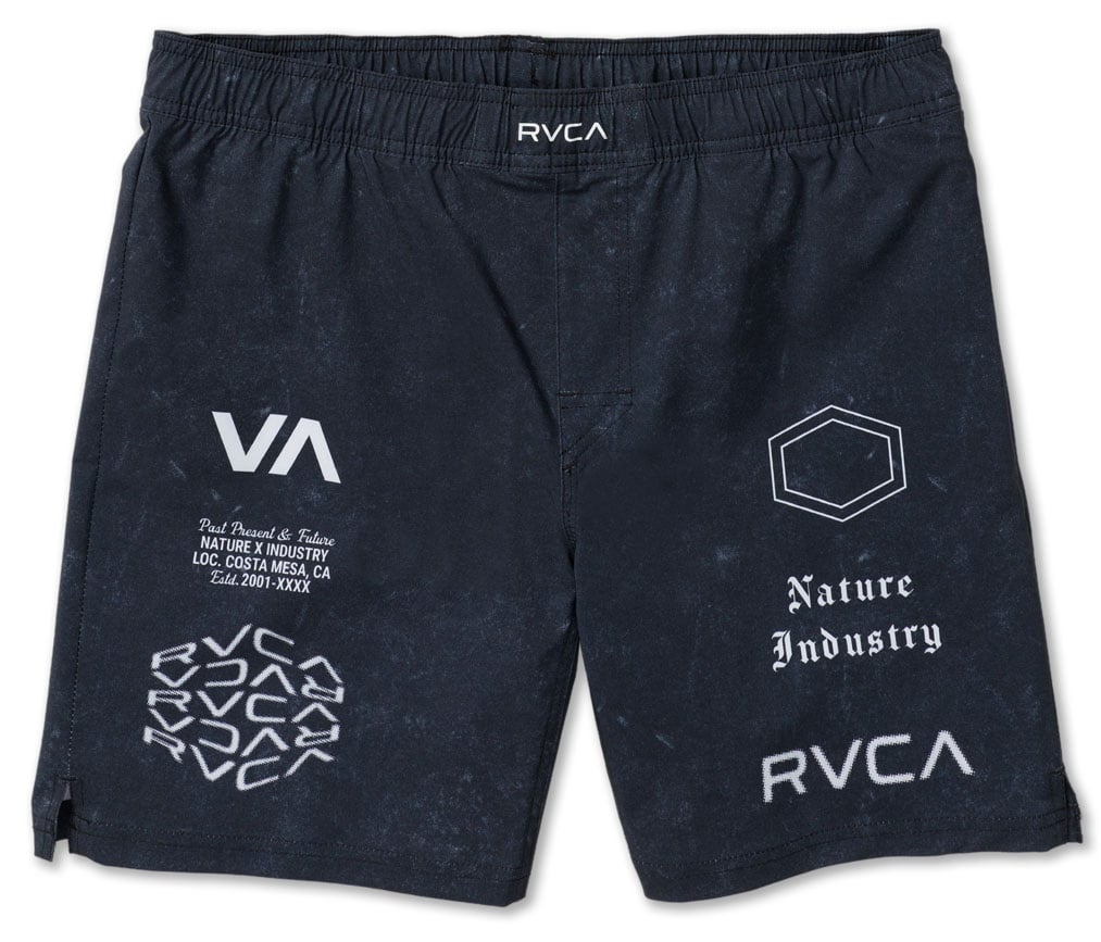 RVCA Scrapper 2 17" Men's Athletic Shorts - Washed Black