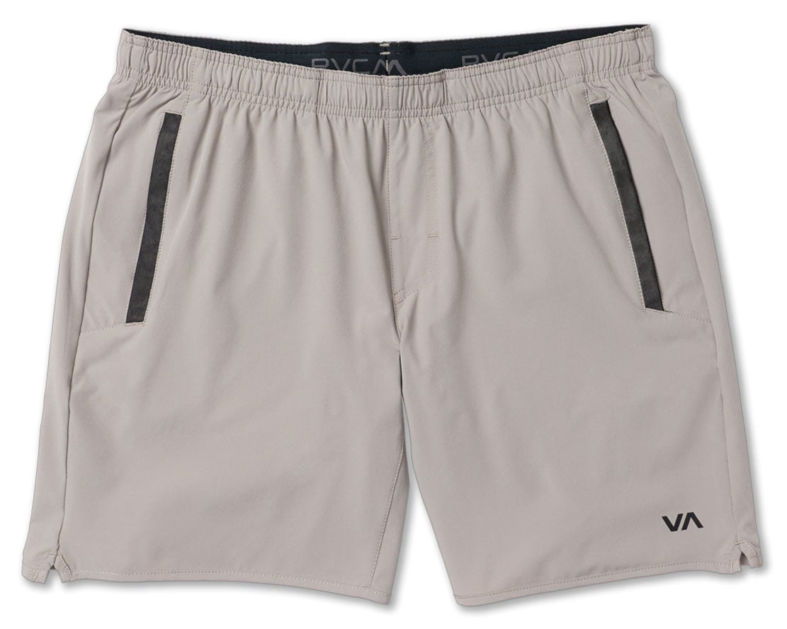 RVCA Yogger Stretch 17" Athletic Shorts - Brown Stone