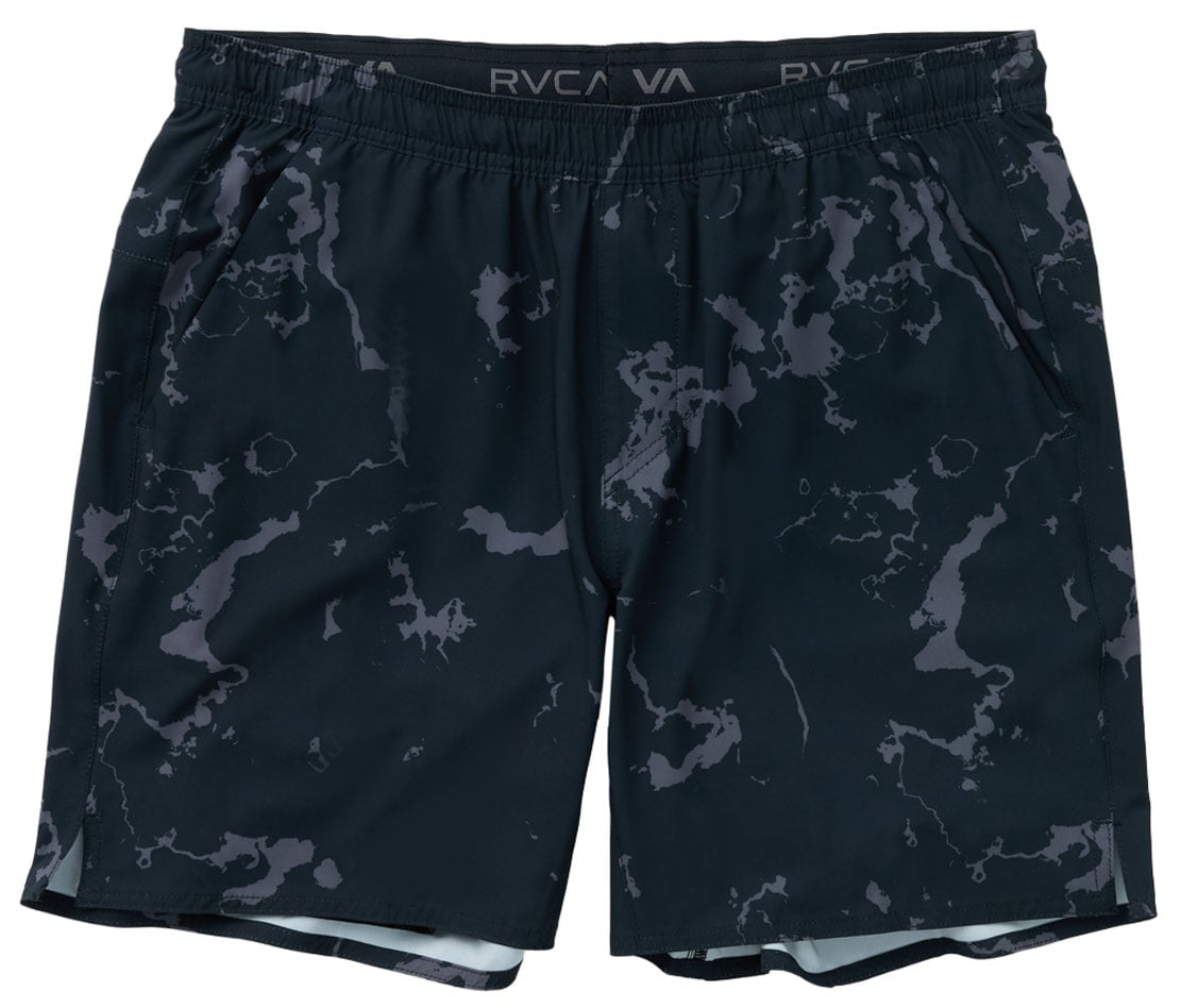 RVCA Yogger 2 In 1 17" Athletic Shorts - Black 2