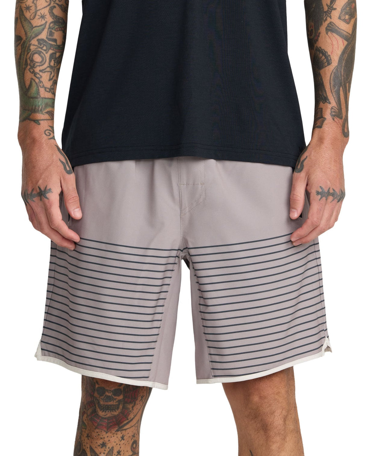 RVCA Men’s Yogger Stretch Contrast Shorts - 17" 4-Way Stretch Athletic Shorts – alternate view 1