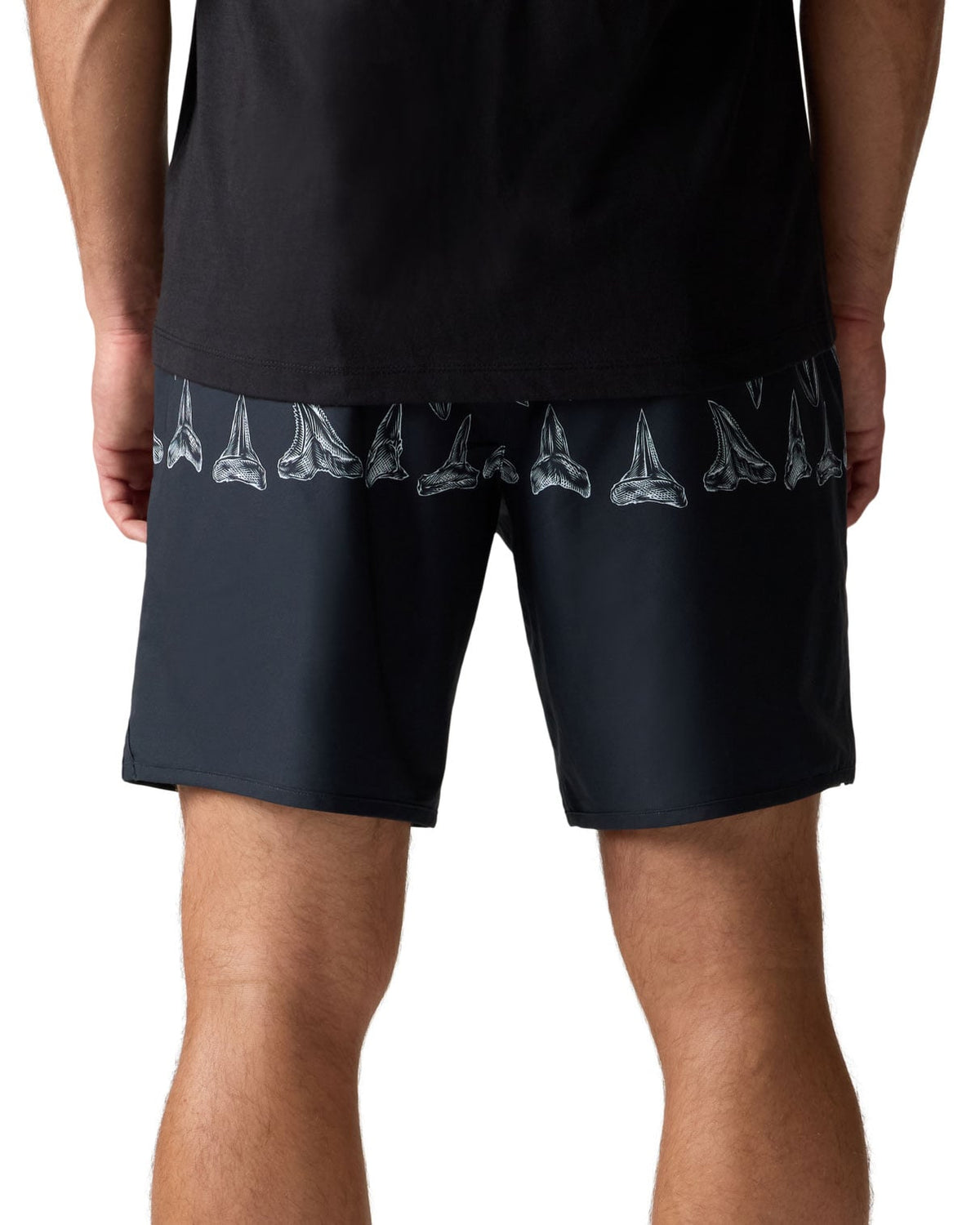 RVCA Men’s Yogger Stretch Hawaii Shorts - 17" 4-Way Stretch Athletic Shorts – back view