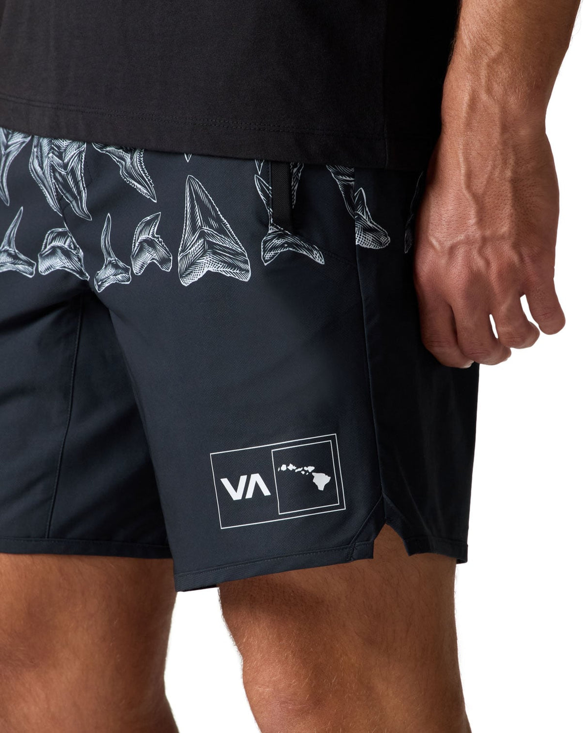 RVCA Men’s Yogger Stretch Hawaii Shorts - 17" 4-Way Stretch Athletic Shorts – alternate view 1