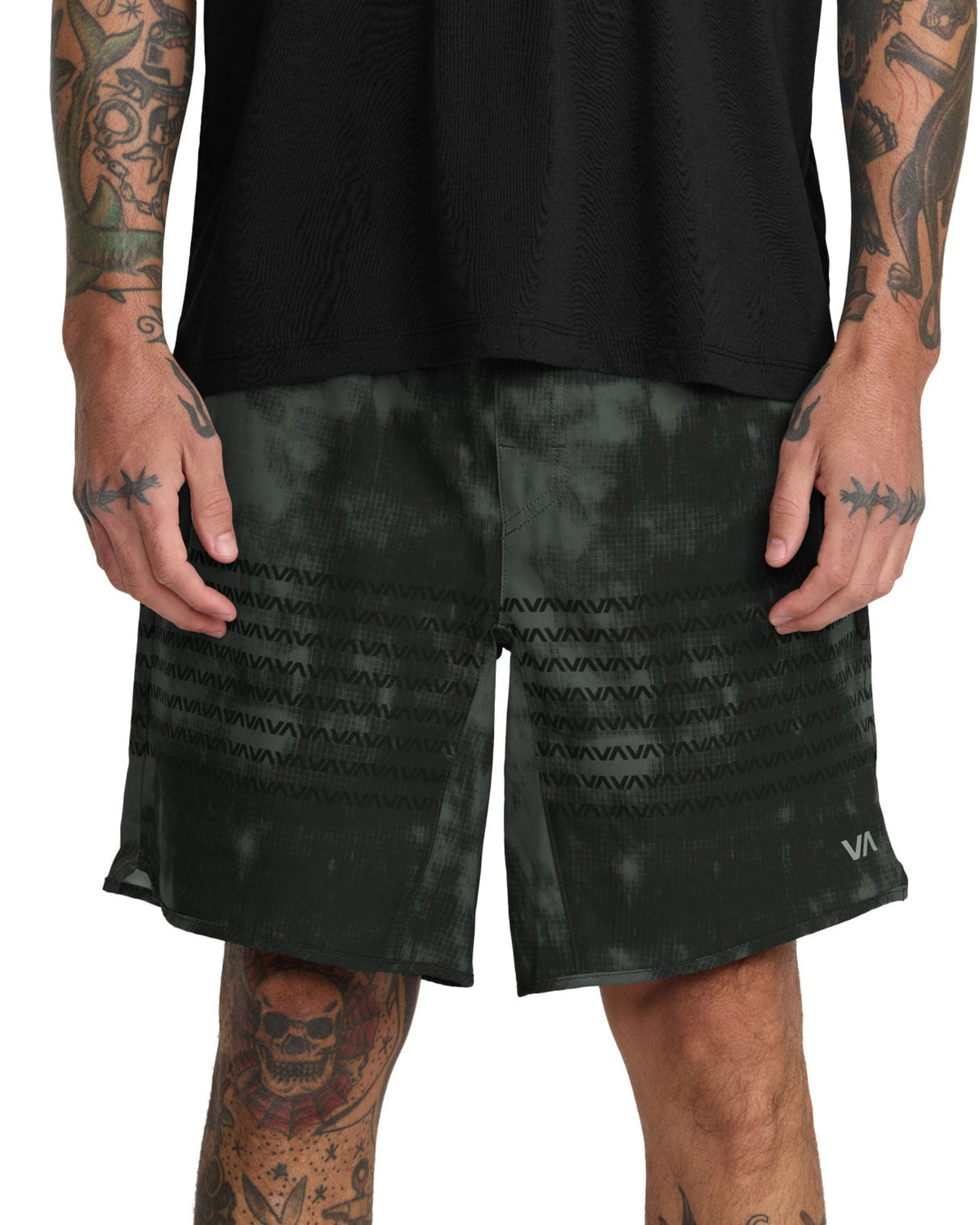RVCA Men’s Yogger Stretch Shorts - 17" 4-Way Stretch Athletic Shorts – alternate view 1