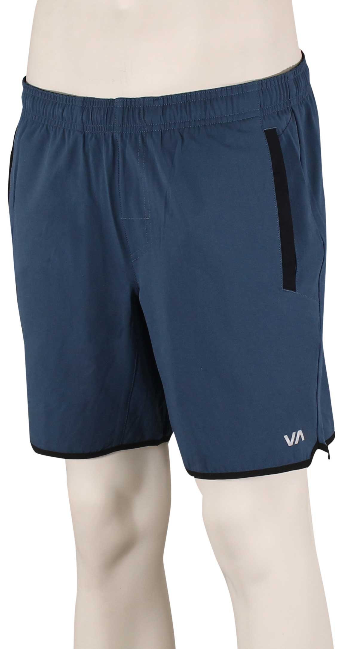 RVCA Yogger Stretch Athletic Shorts - Dark Denim