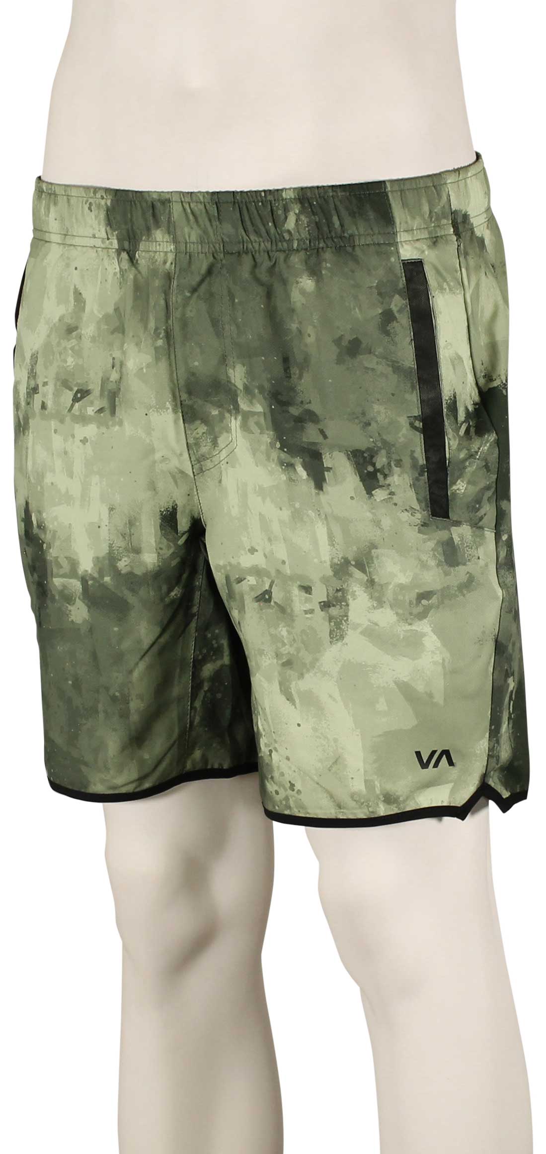 RVCA Yogger Athletic Shorts - Green Camo II