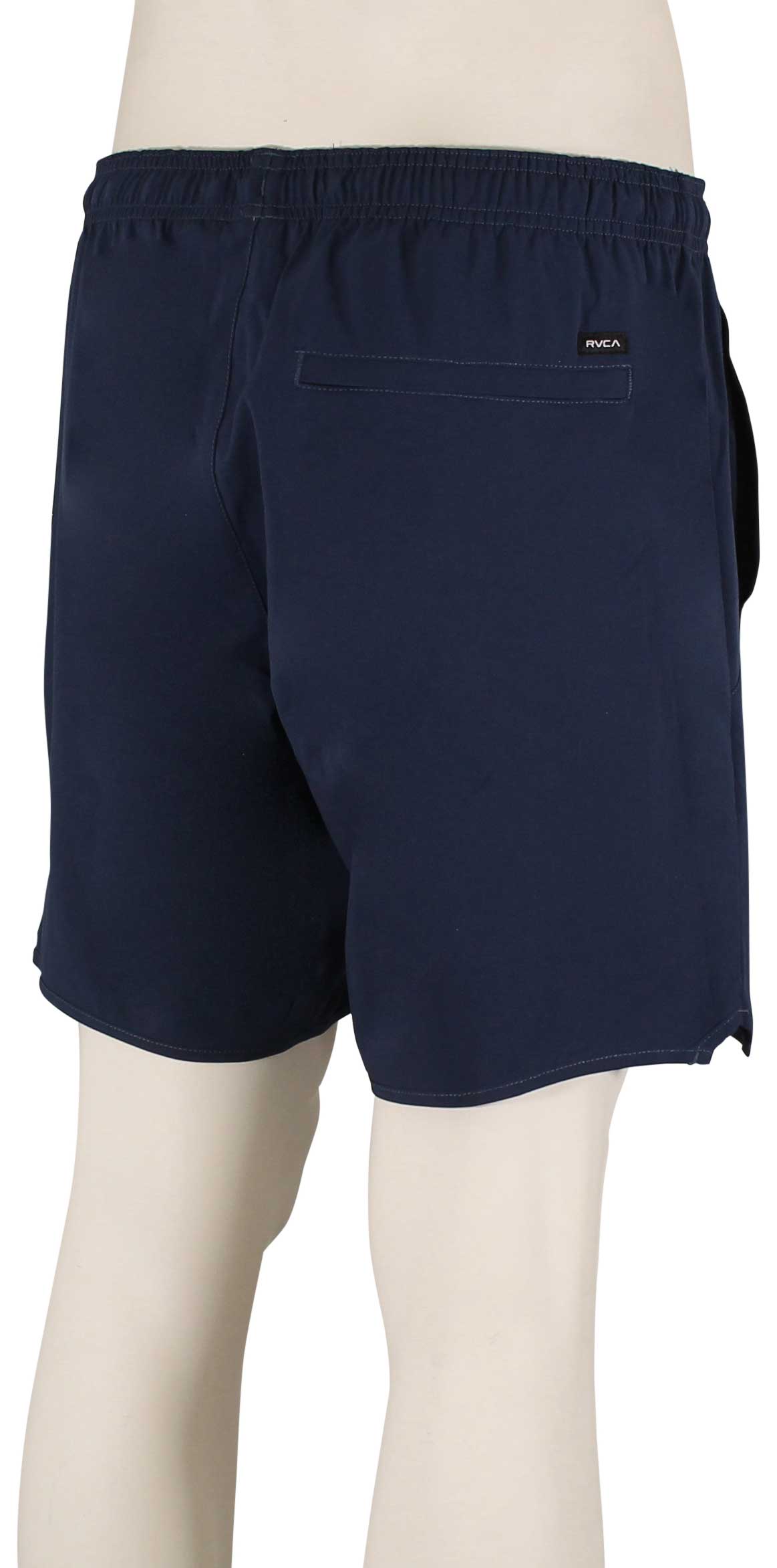 RVCA Yogger Stretch Athletic Shorts - Midnight – back view