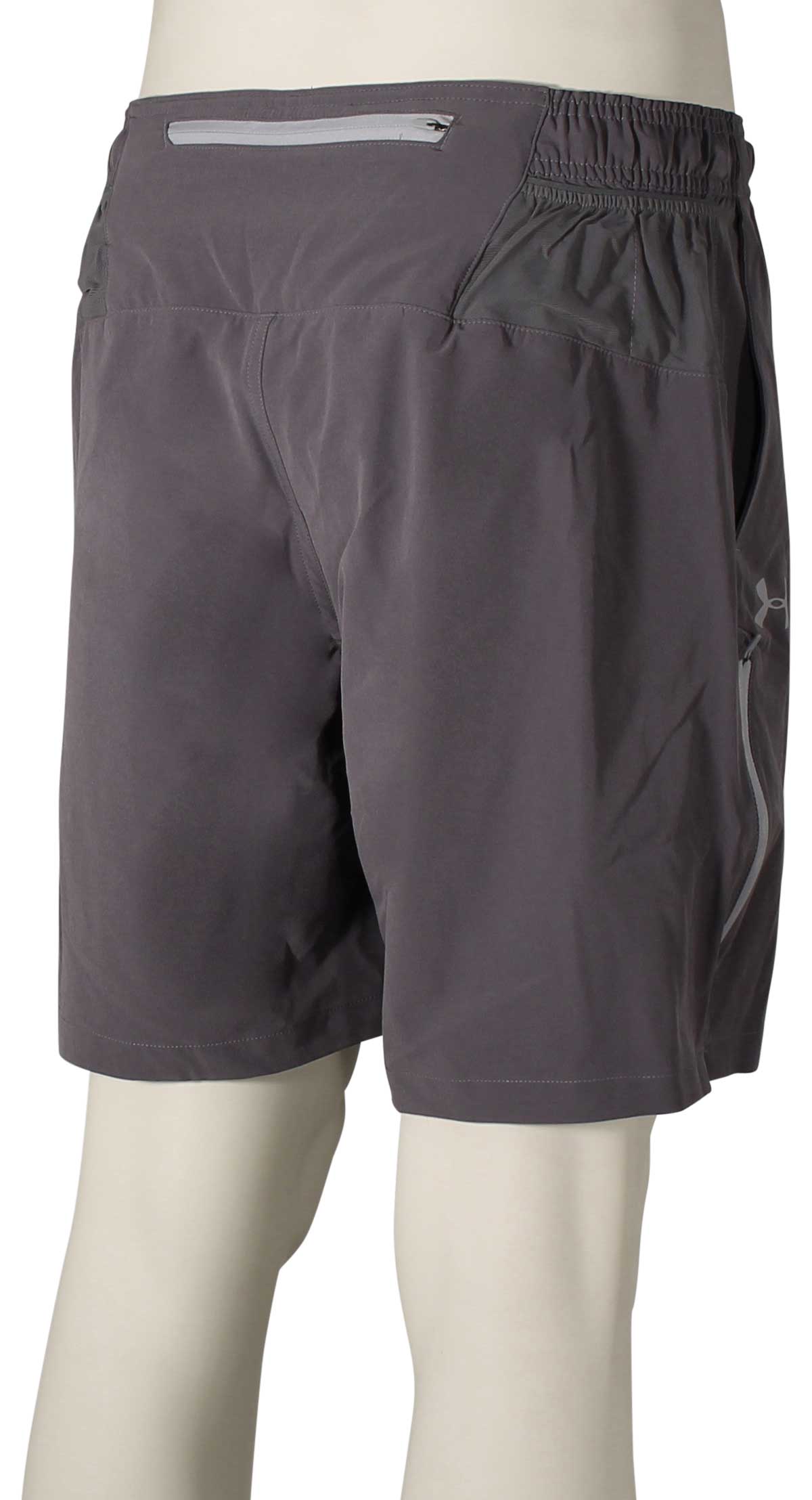 Under Armour Ramble Athletic Shorts - Graphite / Pierce / Overcast Grey – back view