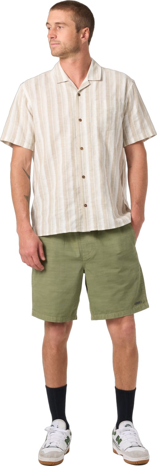 O'Neill OG Shoreline Elastic Waist 18" Men's Volley Shorts - Oil Green – alternate view 1
