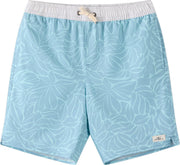 O'Neill Hermosa Elastic Waist Lined 16" Boys' Volley Shorts - Stone Blue