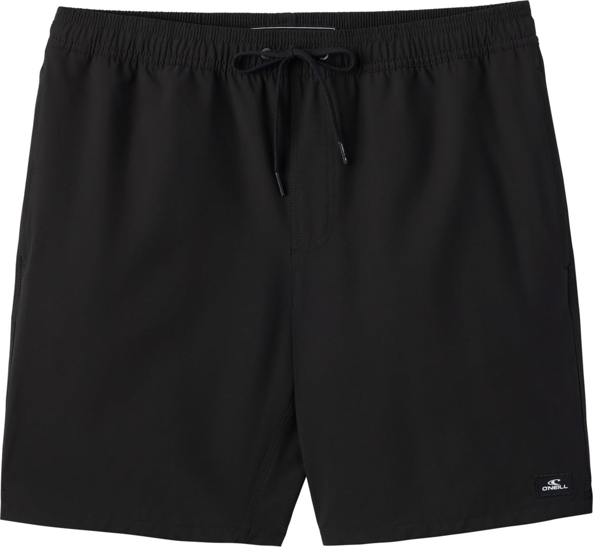 O'Neill Lennox Hermosa Solid 17" Men's Volley Shorts - Black