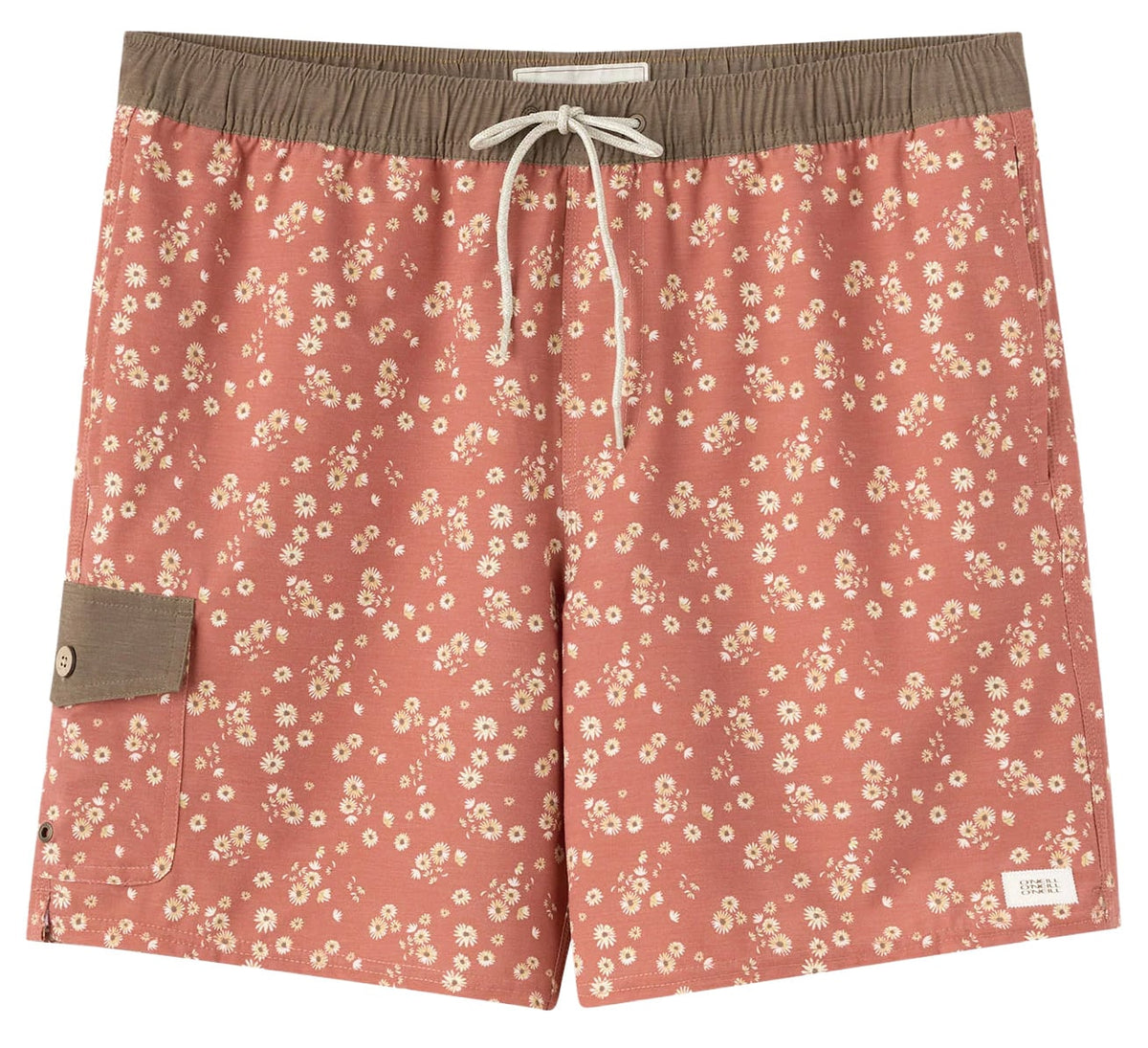 O'Neill Hermosa Retro Elastic Waist 17" Men's Volley Shorts - Chutney – alternate view 1
