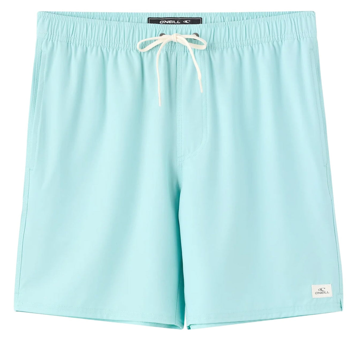 O'Neill Lennox Hermosa Solid 17" Men's Volley Shorts - Canal Blue – alternate view 1