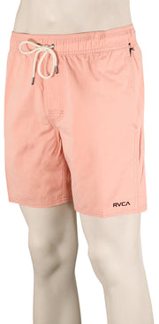 RVCA Opposites Elastic 17" Volley Shorts - Peach