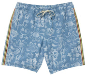 RVCA Local Aloha Elastic 19" Volley Shorts - Light Blue