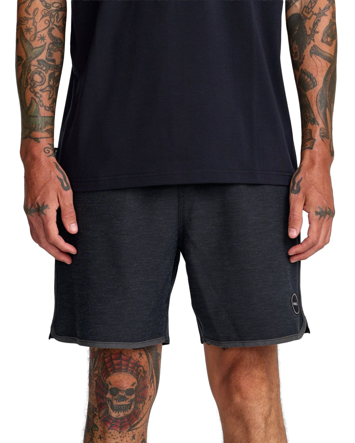 RVCA Yogger Hybrid 17" Men's Volley Shorts - RVCA Black – alternate view 1