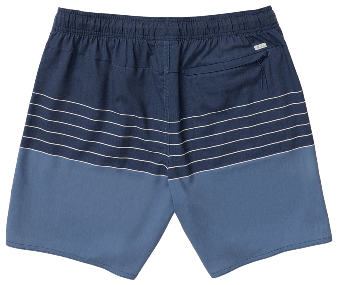 RVCA Yogger Hybrid 17" Men's Volley Shorts - Moody Blue – back view